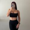 Crop Top Básico Elasticado Talla Estandar - Imagen 4
