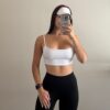 Crop Top Básico Elasticado Talla Estandar